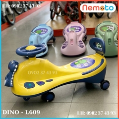 Xe Lắc Khủng Long Đáng Yêu Cao Cấp Cho Bé Cưng - Có Đèn Nhạc L609