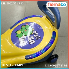 Xe Lắc Khủng Long Đáng Yêu Cao Cấp Cho Bé Cưng - Có Đèn Nhạc L609