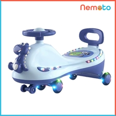 Xe Lắc Khủng Long Đáng Yêu Cao Cấp Cho Bé Cưng - Có Đèn Nhạc L609