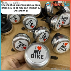 Chuông xe đạp " i love My Bike"
