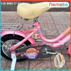 Xe Đạp Bé Gái Dễ Thương Size 16inch - Mã Shukyo-F2
