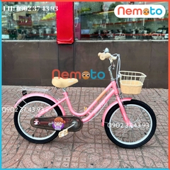 Xe Đạp Bé Gái Dễ Thương Size 16inch - Mã Shukyo-F2