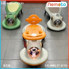 Xe Lắc Phi Hành Gia Có Đèn Nhạc Ngộ Nghĩnh - Cao Cấp Cho Bé Cưng - Màu Ngẫu Nhiên 616