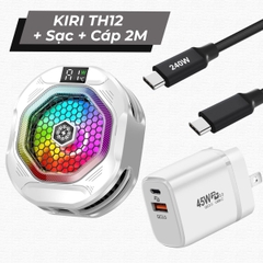 Quạt tản nhiệt sò lạnh Kiri TH12 làm lạnh siêu tốc, dành cho điện thoại, máy tính bảng