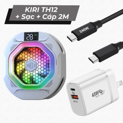 Quạt tản nhiệt sò lạnh Kiri TH12 làm lạnh siêu tốc, dành cho điện thoại, máy tính bảng