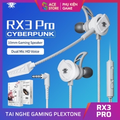 Plextone RX3 PRO | Tai nghe chơi game mic rời, chống ồn, jack 3.5mm sử dụng điện thoại, laptop, PC