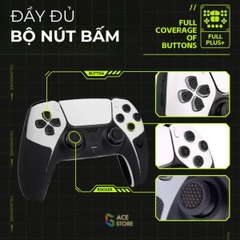 Miếng Dán Grip Tape 3M Chống Trượt Cho Tay cầm PS5 DualSense Full Bộ Đủ Nút