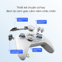 Flydigi Direwolf 2 | Tay cầm chơi game Wireless hỗ trợ đa nền tảng PC/Switch/Mobile