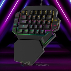 Bàn phím K50 | Bàn phím cơ gaming một tay 35 phím, có LED RGB, 6 phím macro