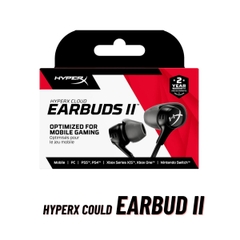 Tai nghe gaming có dây HYPERX Cloud Earbuds II  jack 3.5mm micro đàm thoại