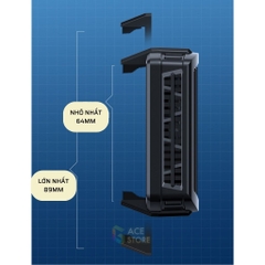 Memo DL10 | Quạt tản nhiệt sò lạnh tích hợp pin 2000 mAh Gace Store phân phối chính hãng