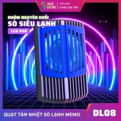 Memo DL08 | Quản tản nhiệt sò lạnh điện thoại, khung kim loại hiệu quả tản nhiệt cao