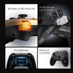 Tay cầm GameSir Nova Lite 2 hỗ trợ đa nền tảng dành cho PC/Steam/NS/Mobile