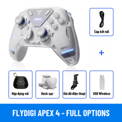 [Sẵn Hàng] Flydigi Apex 4 | Tay cầm Bluetooth Wireless chơi game Liên quân, COD, PUBG cho IOS, Android và PC, TV