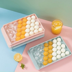 Khay làm đá bi 33 viên Hàng Việt Nhật plastic chất lượng cao