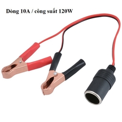 Kẹp bình ác quy đầu ra tẩu 12v trên ô tô