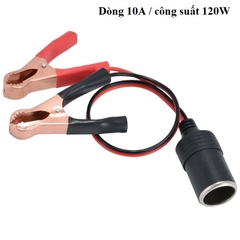 Kẹp bình ác quy đầu ra tẩu 12v trên ô tô