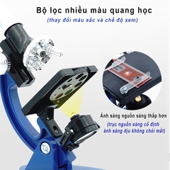 Kính hiển vi sinh học; độ phóng đại 1200x