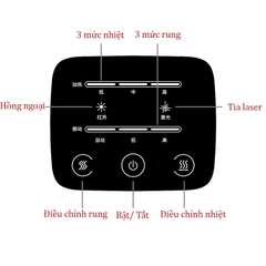 Máy Mát Xa Đầu Gối Nhiệt Hồng Ngoại