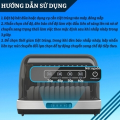 Máy sấy bát đũa tiệt trùng bằng tia UV dung tích 42L