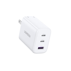 Củ sạc nhanh 65W GaN 2 Type-C+1 Type-A UGREEN 15333 màu trắng