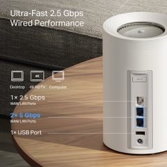 Bộ phát Wifi Mesh Tp-Link Deco BE65 Pro – WiFi 7 BE11000 cho gia đình