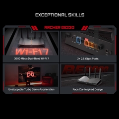 Bộ phát Router TP-Link Archer GE230 chuẩn WiFi 7 BE3600 Băng tần kép