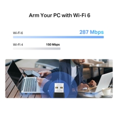 Bộ thu USB Wi-Fi Nano AX300 Mercusys MA14N