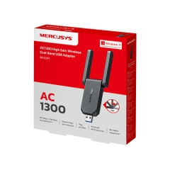 USB Wi-Fi Băng Tần Kép AC1300 Hiệu Suất Cao Mercusys MA32H