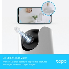 Camera WiFi TP-Link Quay Quét 360 độ 4MP Tapo C225