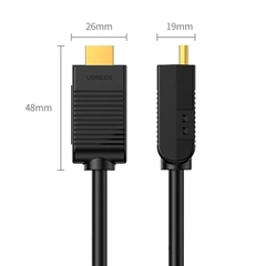 Đầu nối HDMI vỏ nhựa Ugreen 80741