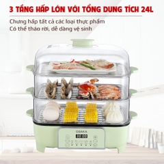 NỒI LẨU HẤP THỦY NHIỆT ĐA NĂNG OSAKA MP-888 NGON NHƯ NHÀ HÀNG CHANG KANG KUNG