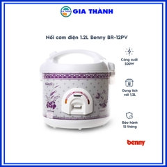 Nồi cơm điện 1.2L Benny BR-12PV
