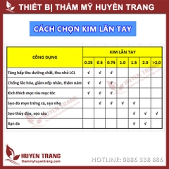 Kim Lăn Tay ZGTS Cây Lăn Kim Đi Tế Bào Gốc Sẹo Rỗ Thâm, Đưa Dưỡng Chất Vào Da - Thẩm Mỹ Huyền Trang NANOCEE