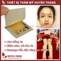 Mặt Nạ Vàng Lá 24K Làm Trắng Da, Giảm Sạm Nám, Trẻ Hóa Da - Thẩm Mỹ Huyền Trang NANOCEE