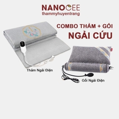 Combo Thảm Điện Ngải Cứu + Gối Ngải Điện