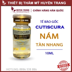 Serum Tế Bào Gốc Hàn Quốc CUTISCURA Nám Tàn Nhang (10ml/lọ) Thẩm Mỹ Huyền Trang NANOCEE