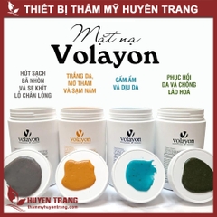 Mặt Nạ Tảo Xoắn Volayon Hàn Quốc, Xanh Lá Phục Hồi, Xanh Dương Cấp Ẩm, Làm Trắng Da