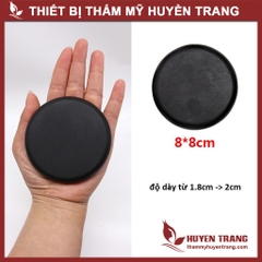 Đá Nóng Massage Body Đả Thông Kinh Lạc Oval 8x6cm Tròn 8x8cm Thẩm Mỹ Huyền Trang NANOCEE