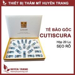 Tế Bào Gốc Tái Tạo Da CUTISCURA Hàn Quốc Giảm Sẹo Rỗ Giúp Da Mịn Màng (10ml/lọ) - Thẩm Mỹ Huyền Trang NANOCEE