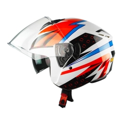 Mũ bảo hiểm 3/4 Royal M789 2 kính – Tem Dragon Boy, chính hãng Royal Helmet