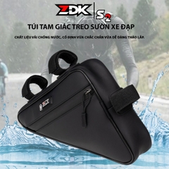 Túi Treo Xe Đạp ZDK S2 Chính Hãng – Thiết Kế Tam Giác, Kháng Nước, Dây Dán Velcro Cố Định Chắc Chắn