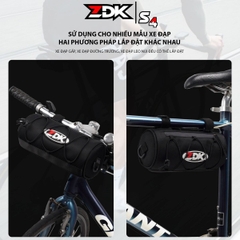 Túi Treo Ghidong Xe Đạp ZDK S4 Chính Hãng – Chống Trầy, Kháng Nước Nhẹ, Dung Tích 2L, Tiện Lợi Cho Mọi Dòng Xe Đạp