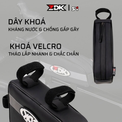Túi Treo Sườn Xe Đạp ZDK S1 Chính Hãng – Chống Rung, Kháng Nước, Dây Dán Velcro Chắc Chắn