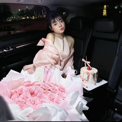 Bó Hoa Sáp Màu Hồng - Ngọt Ngào