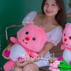 Gấu bông Loopy màu hồng cute