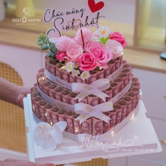 Hộp bánh sinh nhật hình trái tim yêu thương