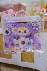 Vali Mika Gấu Bông Và Hoa Sáp