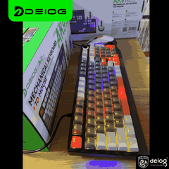 COMBO BÀN PHÍM CHUỘT CÓ DÂY CHÍNH HÃNG DEIOG AK-918