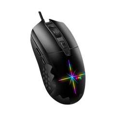 Chuột gaming silent chính hãng Deiog A6 DPI 16000 led rgb 6 nút điều chỉnh quang học